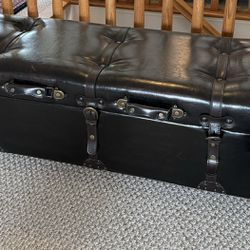 Leatherette Matching Trunks With Storage