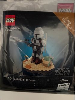 Lego Star Wars mando and grogu