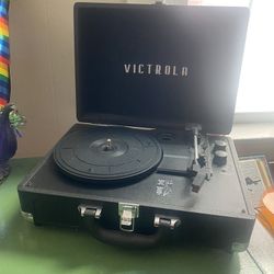 Victrola Portable Record Player And Bluetooth Speaker