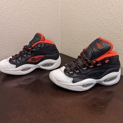 Reebok Question Mid Iverson x Harden: FZ1365  Men's Size 7.5