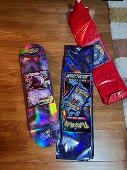 Santa cruz Gengar skateboard deck