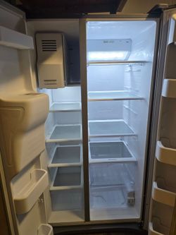 Refrigerator 250 works excellent,my tenant demaged exterior door so its with dents but it works excellent.
