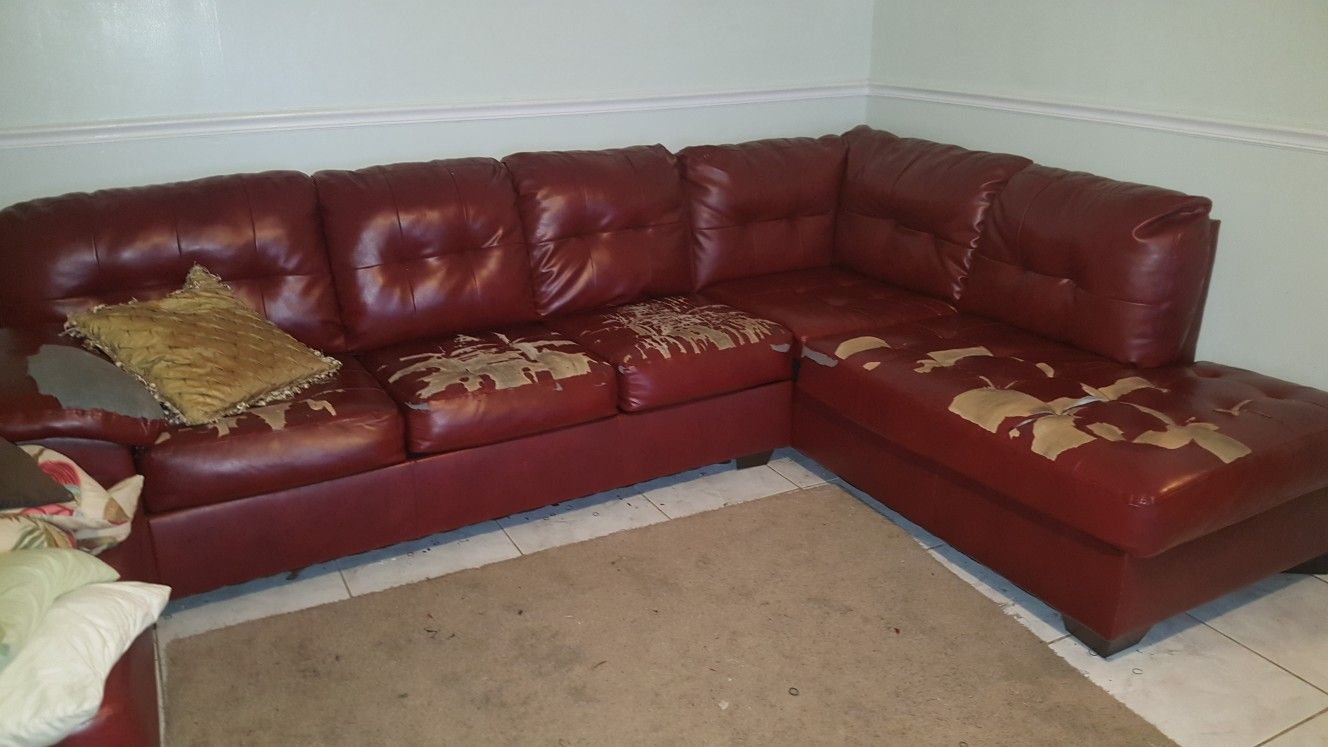 FREE red sectional