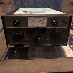 DRAKE MN-2000 HEAVY DUTY ANTENNA TUNER & ORIGINAL MANUAL