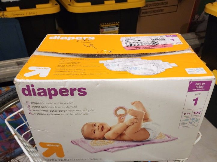 BN Box Diapers Size 1
