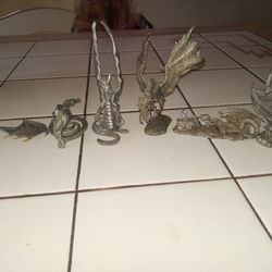 1(contact info removed)  Cast Metal Dragon Figures