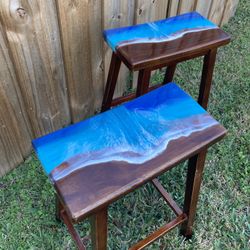 Pair Stools 24 Tall 