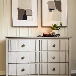 6 drawer dresser, refinished/updated