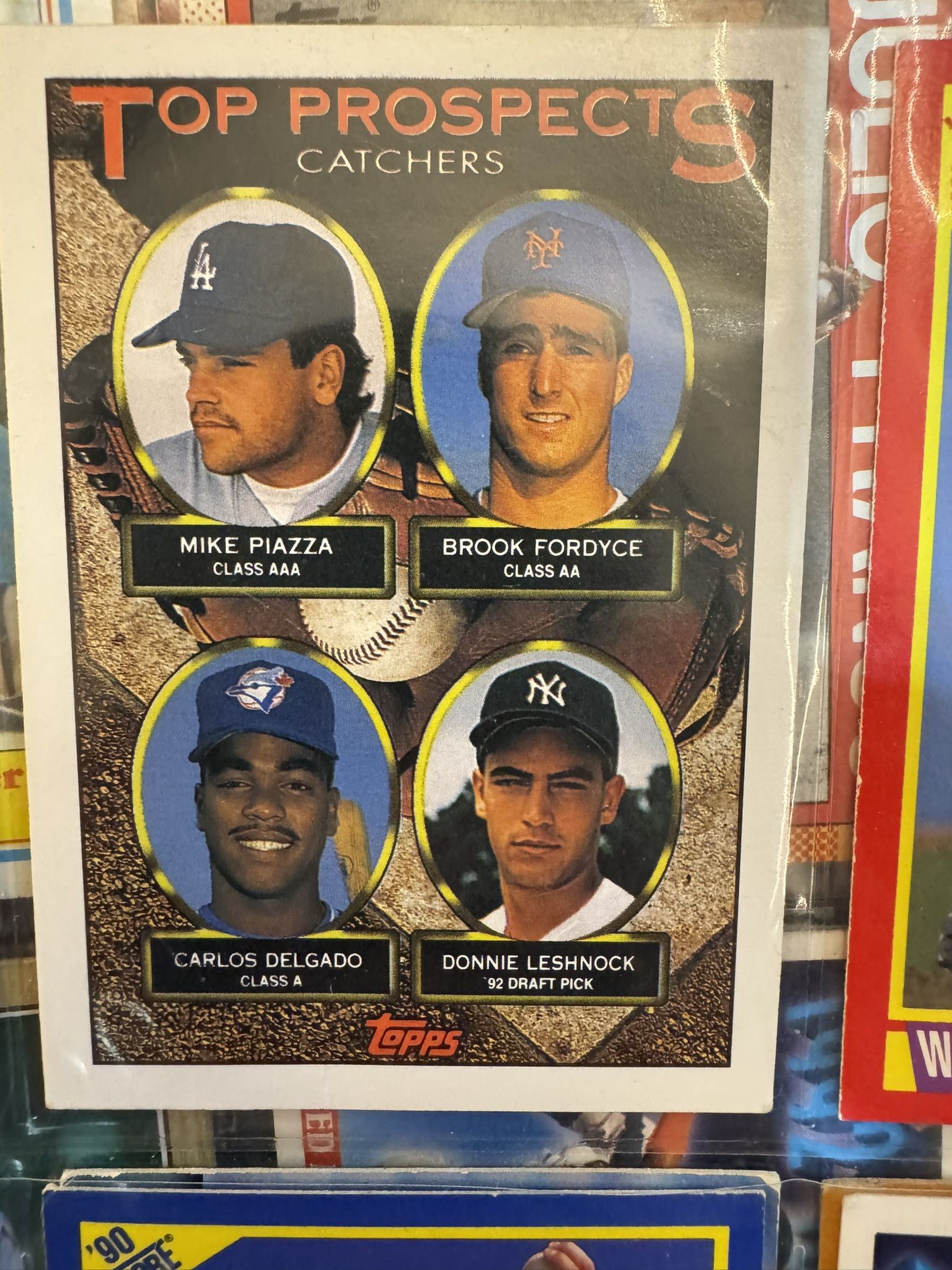 Lot Of Baseball Cards : Rookie Jeter, Piazza. Delgado