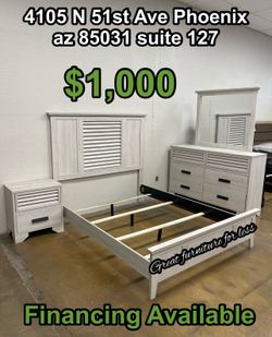 Queen size bedroom set brand new