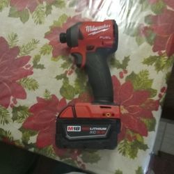 New Milwaukee M18 3rd Generation 1/4 Hex impact with a 5.0 Battery