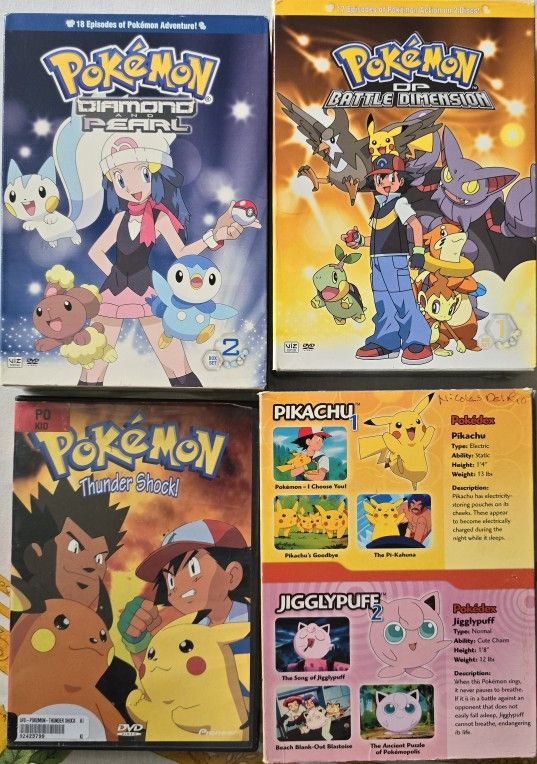 Pokemon DvDs