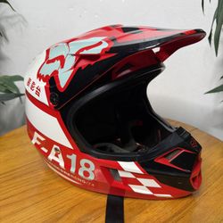 Fox Helmet Youth Medium Red Motocross