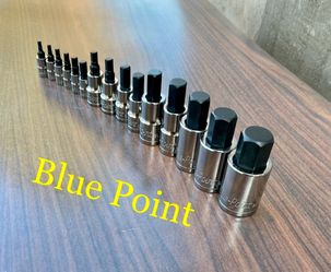 ❗️ 15pc  — Big Brand  New Socket set ❗️  Combination Drive and Sizes   1/4 Drive — 2.5 , 3 , 4 , 5 ,6mm  3/8 Drive — 6 , 7 , 8 , 9 , 10 mm  1/2 Drive 