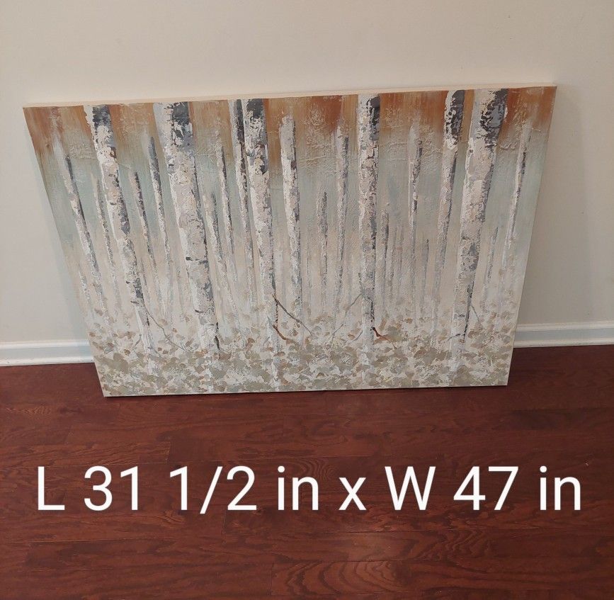 Abstract Forest Canvas Art