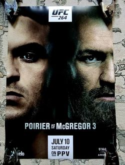 UFC 264 PPV Poster 19x27