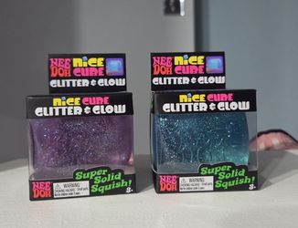 Needoh Nice Cube Glitter And Glow