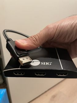 Hdmi Splitter 3 Way Display Port 