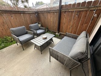 Patio Conversation Set: 5 Pieces