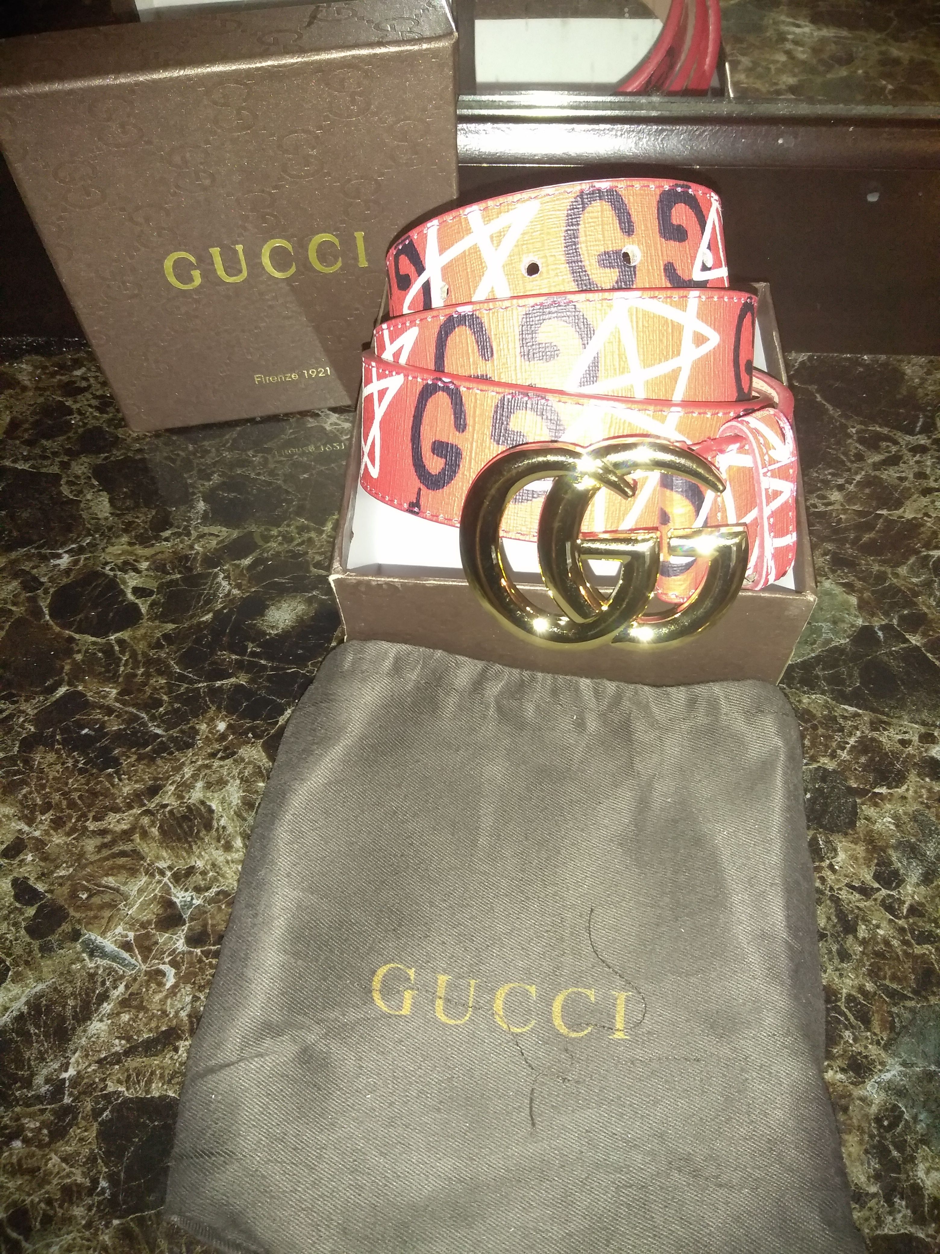 Gucci ghost red belt black Friday 20% off