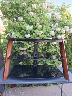 3 Tier Glass TV Stand (Small)