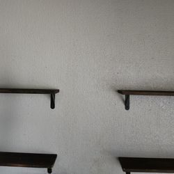 8 Wood Wall Shelves