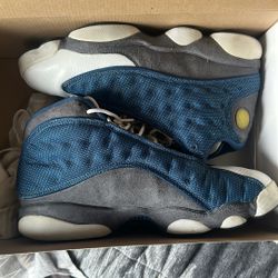 French Blue Jordan 13s 