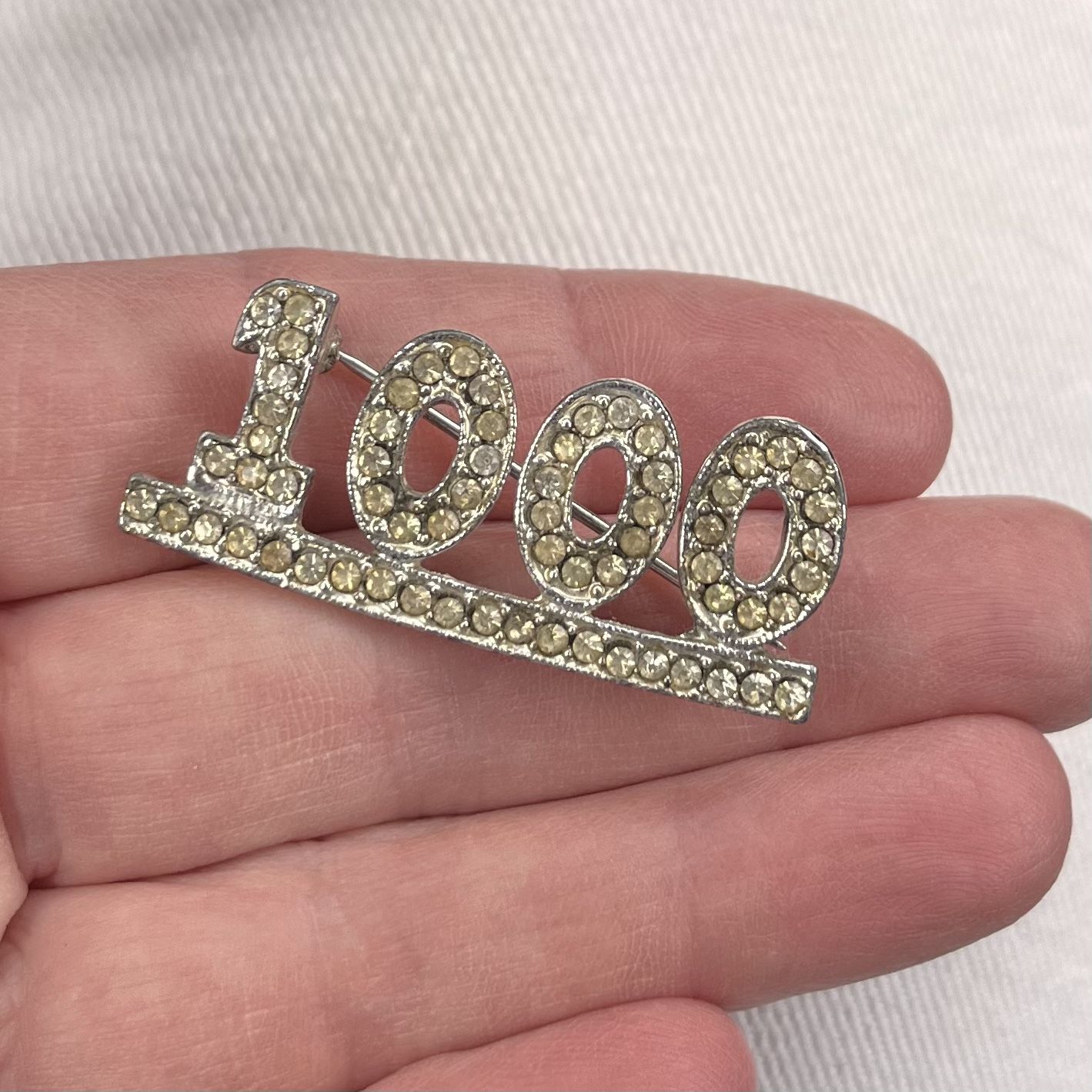 Vintage Rhinestone Brooche