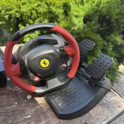  Thrustmaster Steering Wheel 458 Spider Racing Pedals Xbox One