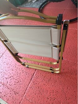 Folding beach, garden chairs
