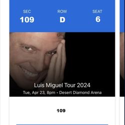 Luis Miguel Tour 2024 Tickets 