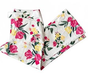 INC International Concepts NEW Tulip Dress Pants Size 8 Floral Tropical Cropped