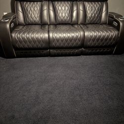 Italian Leather Recliner 