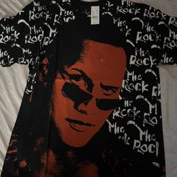 Wwe The Rock Shirt Men’s Large 