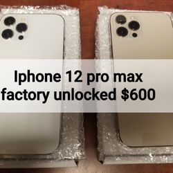 iPhone 12 Pro Max Factory unlocked 