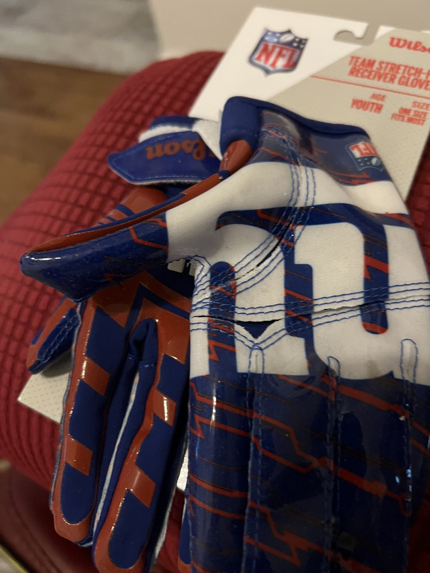 NFL Youth Team Stretch Gloves 