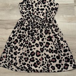 Leopard Print Toddler Dress