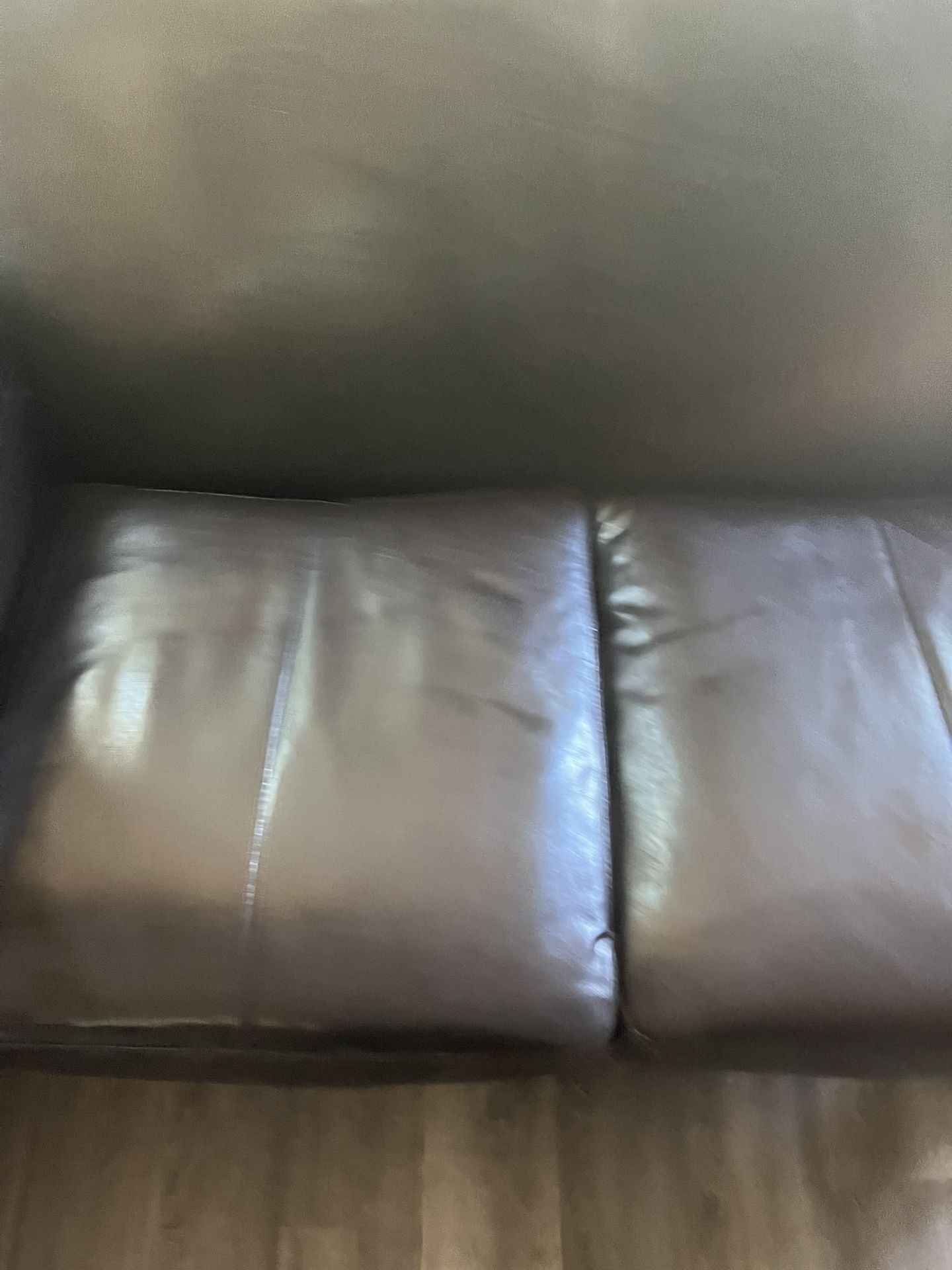 Leather Loveseat