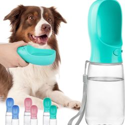 Dog Water Bottle, Lightweigh, Portable Travel Dog Water Dispenser, Puppy Drinking Bowl for Outdoor Walking and Hiking, Puppy Essentials, Dog Stuff - P