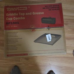 Griddle Top and Cup Grease Combo