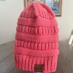 Pink S&R Beanie Great Value