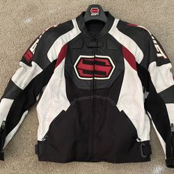 Shift Street Fighter Hybrid Leather/Textile Motorcycle Jacket