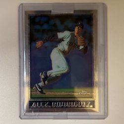 Alex Rodriguez Seattle Mariners Topps Chrome 