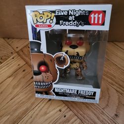 Funko Pop Nightmare Freddy: Five Nights At Freddy's (FNAF) #111