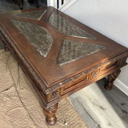 Elegant Marble Coffee Table 