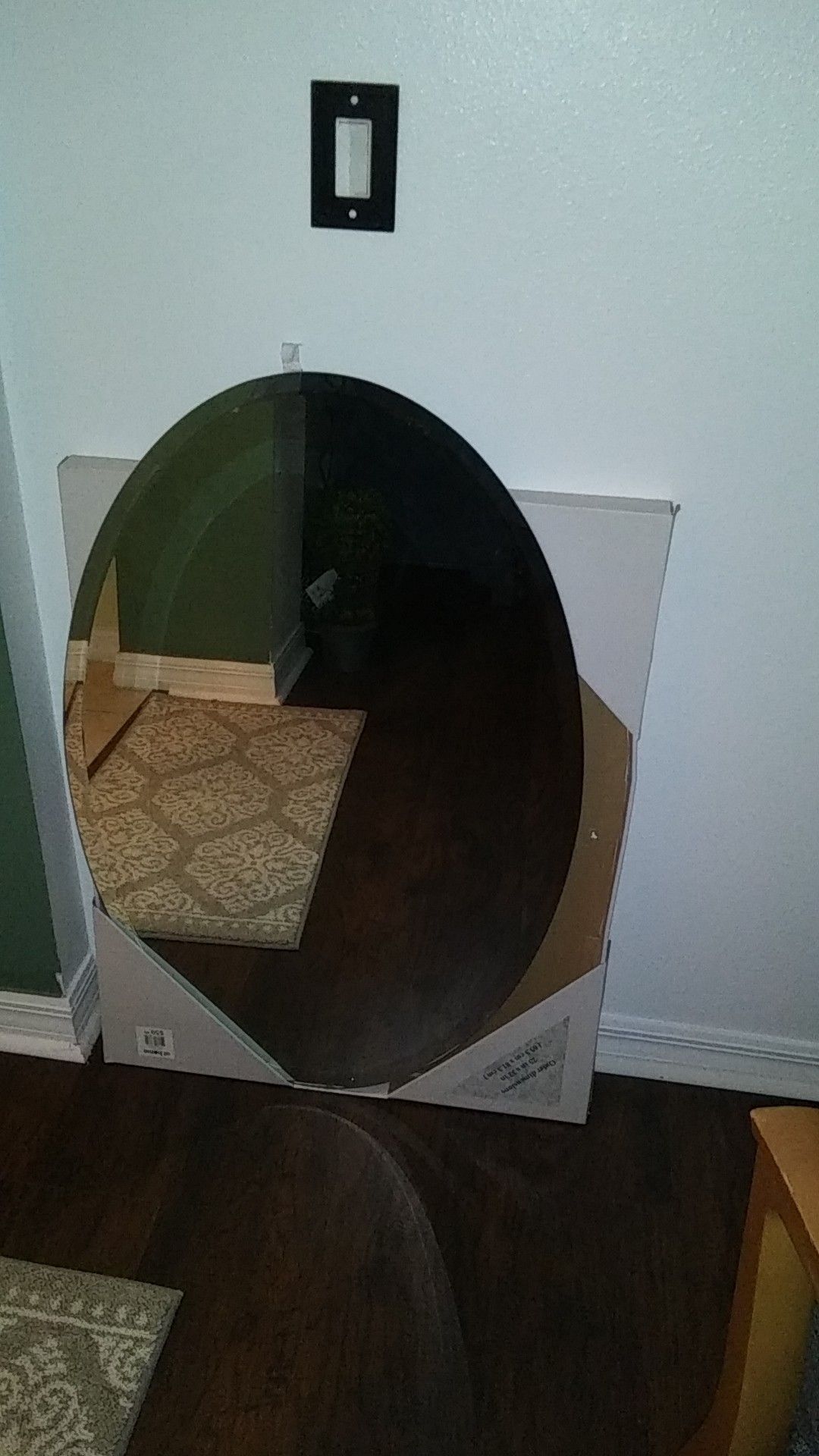 Wall mirror Oval shape