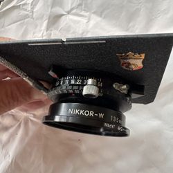Nikkor Lens For 4x5” Camera Mount 135mm