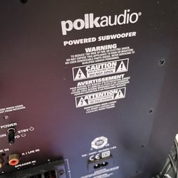 Polk Audio Powered Subwoofer!