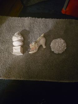 Antique porcelain trio