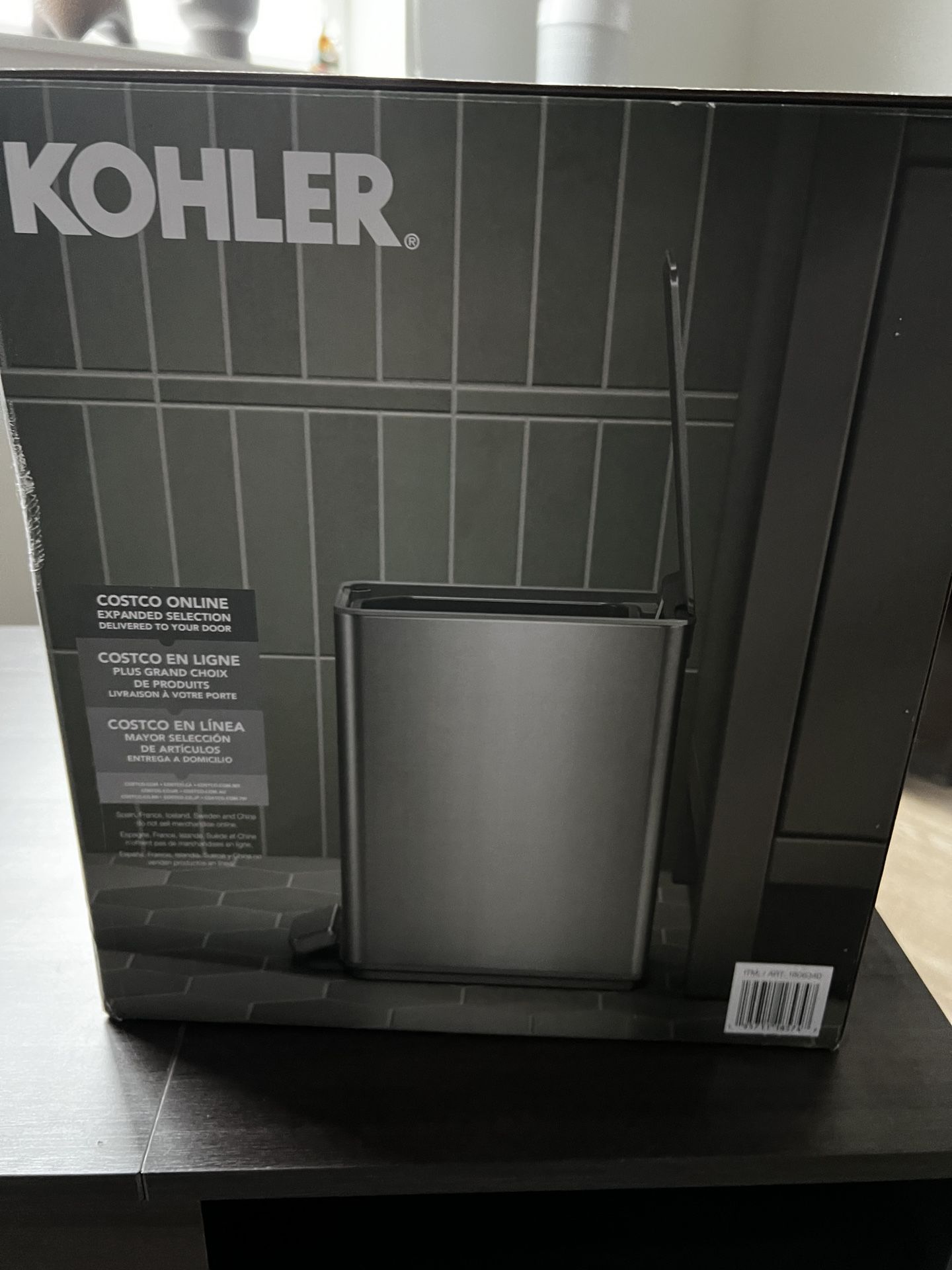 Kohler Stainless Steel Trash Can